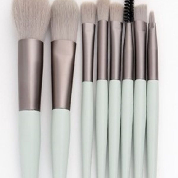 Kit Pincéis Maquiagem 8 Peças